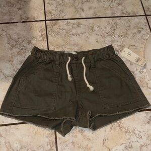 Olive Green Women's Casual Shorts